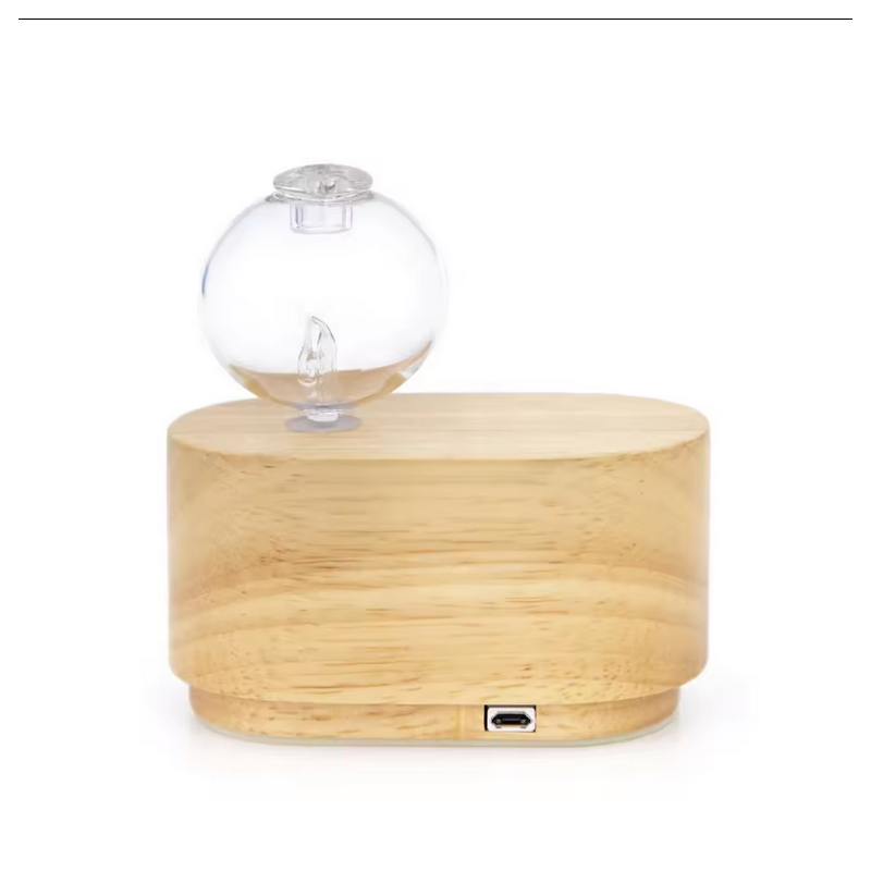 Dyfuzor szklany z drewniana podstawą z etui